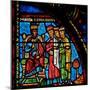 Window W0 Depicting the Magi with Herod-null-Mounted Giclee Print