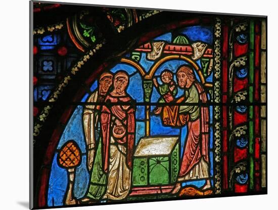 Window W0 Depicting the Presentation in the Temple-null-Mounted Giclee Print