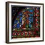 Window W0 Depicting the Visitation-null-Framed Giclee Print