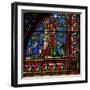 Window W0 Depicting the Visitation-null-Framed Giclee Print