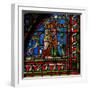 Window W0 Depicting the Visitation-null-Framed Giclee Print