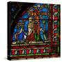 Window W0 Depicting the Visitation-null-Stretched Canvas