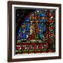 Window W0 Depicting the Visitation-null-Framed Giclee Print