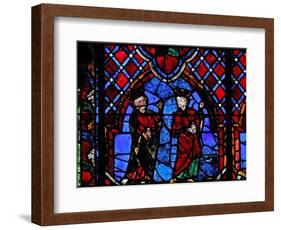 Window W01 Depicting the Adoration of the Magi-null-Framed Giclee Print