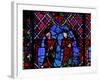 Window W01 Depicting the Adoration of the Magi-null-Framed Giclee Print