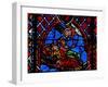 Window W01 Depicting the Magi are Warned in a Dream-null-Framed Giclee Print