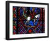 Window W01 Depicting the Magi Travelling in a Boat-null-Framed Giclee Print