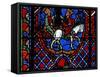 Window W01 Depicting the Magi Travelling in a Boat-null-Framed Stretched Canvas