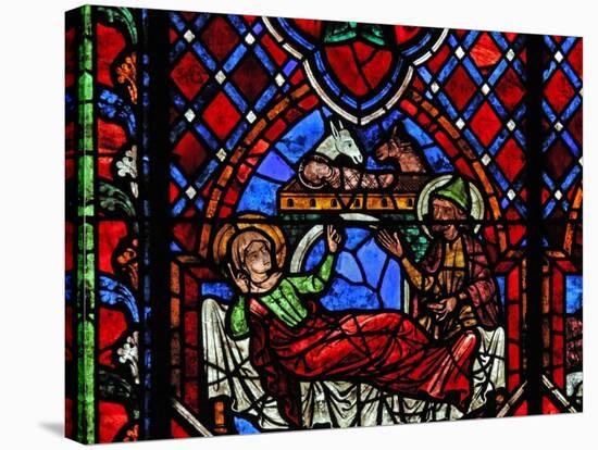 Window W01 Depicting the Nativity-null-Stretched Canvas