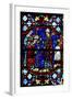 Window W04 Depicting St Martin Enthroned as a Bishop-null-Framed Giclee Print