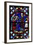Window W04 Depicting St Martin Enthroned as a Bishop-null-Framed Giclee Print