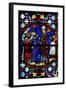 Window W04 Depicting St Martin Enthroned as a Bishop-null-Framed Giclee Print