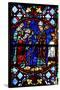 Window W04 Depicting St Martin Enthroned as a Bishop-null-Stretched Canvas