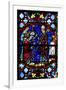 Window W04 Depicting St Martin Enthroned as a Bishop-null-Framed Giclee Print