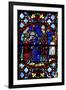 Window W04 Depicting St Martin Enthroned as a Bishop-null-Framed Giclee Print