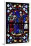 Window W04 Depicting St Martin Enthroned as a Bishop-null-Framed Giclee Print