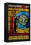 Window W1 Depicting God Creating the "Sky around the Earth"-null-Framed Stretched Canvas