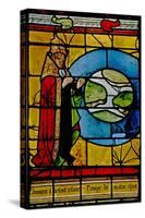 Window W1 Depicting God Creating the "Sky around the Earth"-null-Stretched Canvas