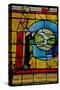 Window W1 Depicting God Creating the "Sky around the Earth"-null-Stretched Canvas