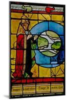 Window W1 Depicting God Creating the "Sky around the Earth"-null-Mounted Giclee Print