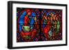 Window W10 Depicting St Stephen Preaching and Converting-null-Framed Giclee Print