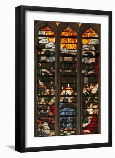 Window W103 Depicting Pentecost-null-Framed Giclee Print
