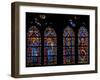 Window W103 Depicting the Synagogue, Judith, the Prophets Hosea and Joel-null-Framed Giclee Print