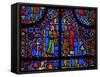 Window W11 Depicting St Andrew Gives Away His Clothes-null-Framed Stretched Canvas