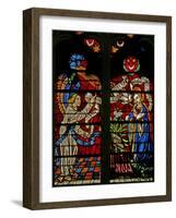 Window W132 Depicting the Annunciation-null-Framed Giclee Print