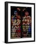 Window W132 Depicting the Annunciation-null-Framed Giclee Print
