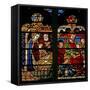 Window W132 Depicting the Nativity; Mary Cleophas and Child Apostles-null-Framed Stretched Canvas