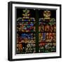 Window W134 Depicting a Scene from the Story of Joseph: the Pharaoh Dreams of the Years of Plenty-null-Framed Giclee Print
