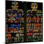 Window W134 Depicting a Scene from the Story of Joseph: the Pharaoh Dreams of the Years of Plenty-null-Mounted Giclee Print
