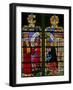 Window W134 Depicting a Scene from the Story of Joseph: the Pharaoh's Dream; Joseph Interprets-null-Framed Giclee Print