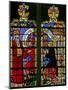Window W134 Depicting a Scene from the Story of Joseph: the Pharaoh's Dream; Joseph Interprets-null-Mounted Giclee Print
