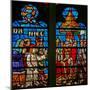 Window W136 Depicting Scenes from the Story of Daniel: Before Nebuchadnezzar-null-Mounted Giclee Print