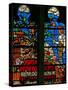 Window W136 Depicting Scenes from the Story of Daniel-null-Stretched Canvas