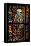 Window W16 Depicting a Scene from the Last Judgement: the Devil Attends-null-Framed Stretched Canvas