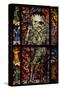 Window W16 Depicting a Scene from the Last Judgement: the Devil Attends-null-Stretched Canvas