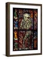 Window W16 Depicting a Scene from the Last Judgement: the Devil Attends-null-Framed Giclee Print