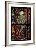 Window W16 Depicting a Scene from the Last Judgement: the Devil Attends-null-Framed Giclee Print