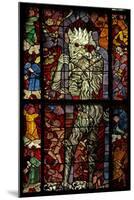 Window W16 Depicting a Scene from the Last Judgement: the Devil Attends-null-Mounted Giclee Print