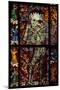Window W16 Depicting a Scene from the Last Judgement: the Devil Attends-null-Mounted Giclee Print