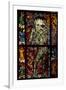 Window W16 Depicting a Scene from the Last Judgement: the Devil Attends-null-Framed Giclee Print