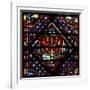 Window W2 a Menora Is Placed on a Table Ex Xl 24-null-Framed Giclee Print