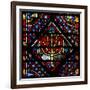 Window W2 a Menora Is Placed on a Table Ex Xl 24-null-Framed Giclee Print