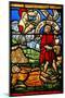 Window W2 Depicting Cain Kills Abel-null-Mounted Giclee Print