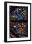 Window W2 Depicting Part of the Presentation in the Temple; Nebuchadnezzar's Dream-null-Framed Giclee Print