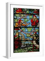 Window W2 Depicting Prophets on the Tree of Jesse-null-Framed Giclee Print