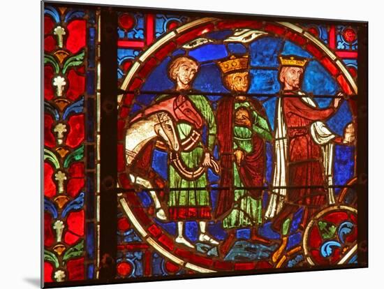 Window W2 Depicting the Adoration of the Magi-null-Mounted Giclee Print
